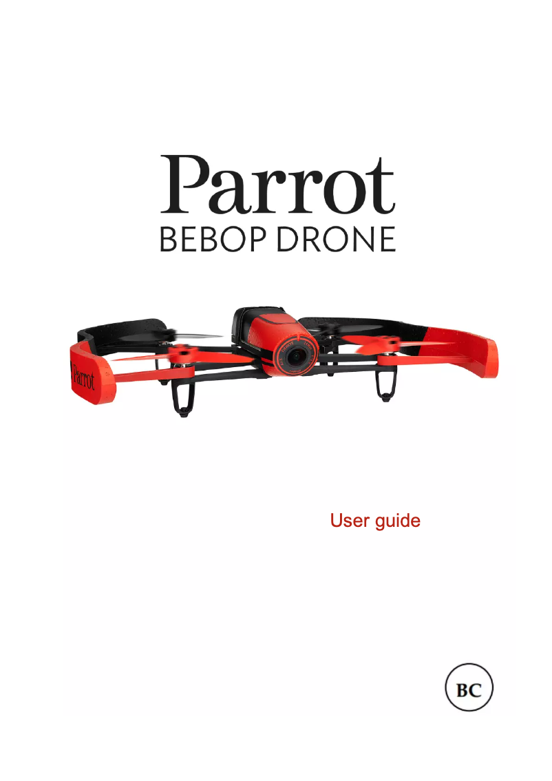 Page 1 de la notice Manuel utilisateur Parrot Bebop Drone and Skycontroller
