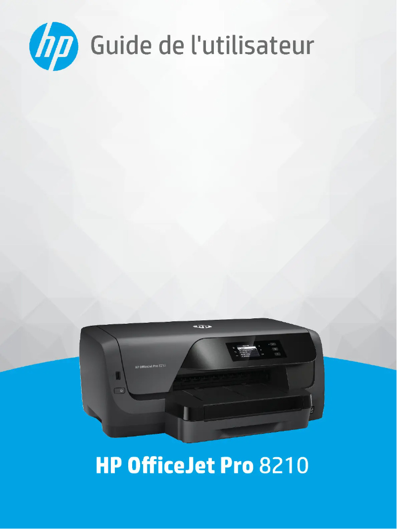 Page n°1 - Manuel utilisateur HP OfficeJet 8210