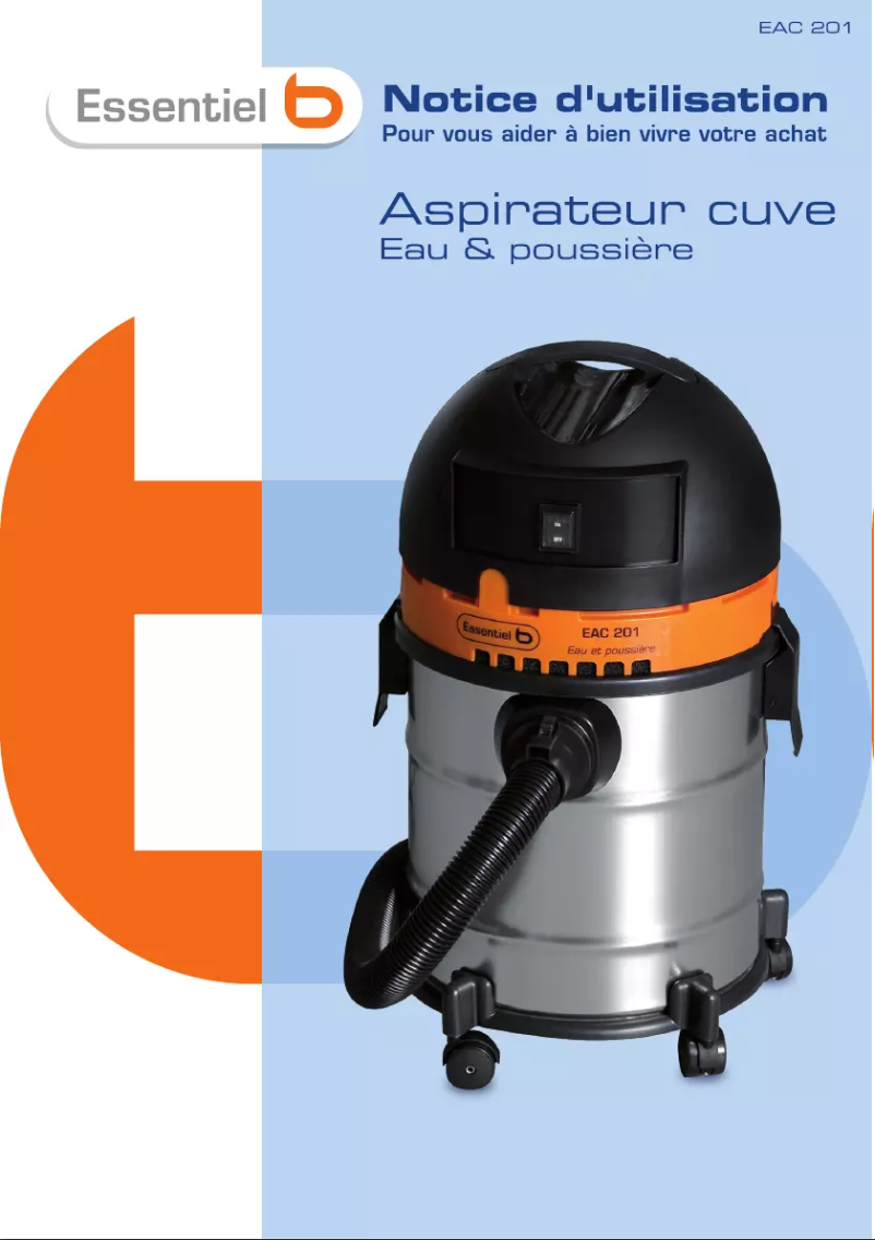 Page 1 de la notice Manuel utilisateur Essentiel B EAC 201