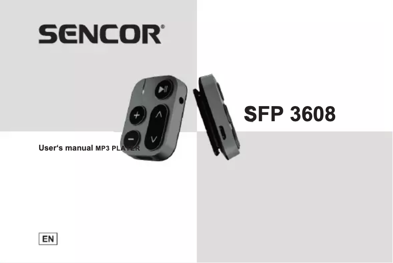 Página 1 del manual Manual de usuario Sencor SFP 3608