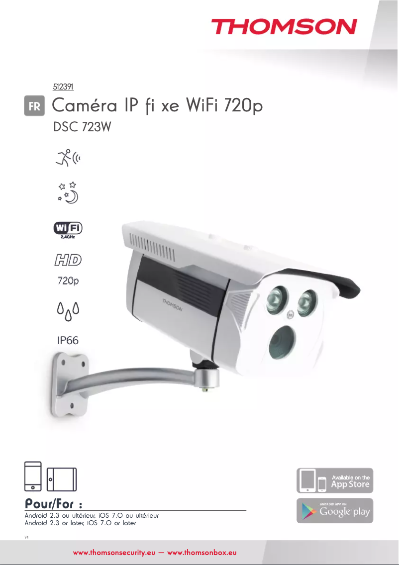 Page 1 de la notice Manuel utilisateur Thomson 512391_3