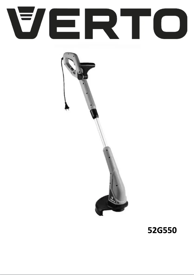 Page 1 de la notice Manuel utilisateur Verto 52G550