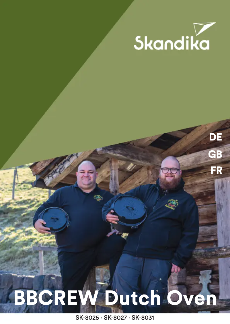 Page 1 de la notice Manuel utilisateur Skandika BBCrew