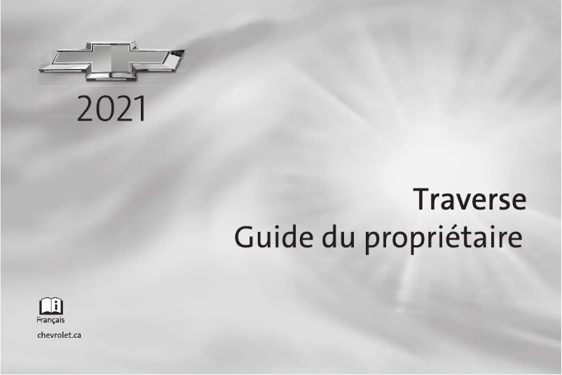 Page 1 de la notice Manuel utilisateur Chevrolet Traverse (2021)