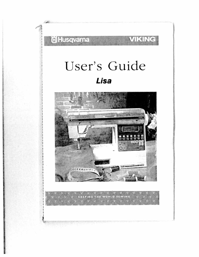 Página 1 del manual Manual de usuario Husqvarna Lisa