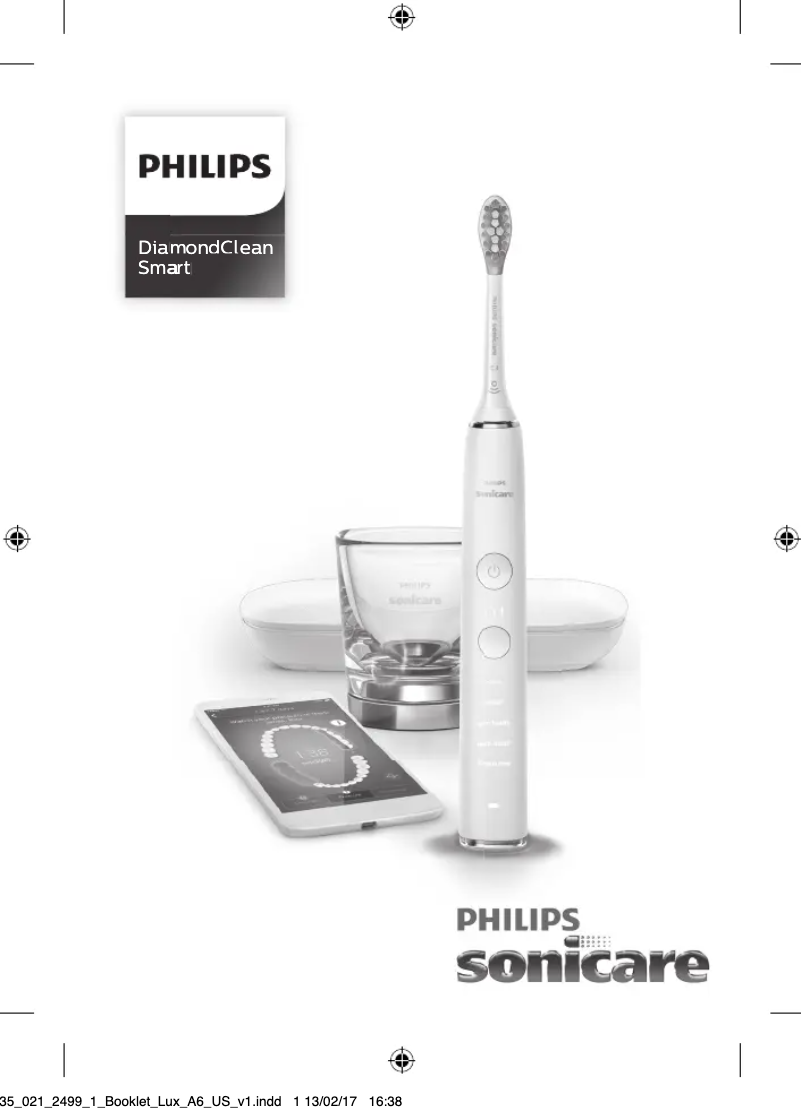 Page 1 de la notice Manuel utilisateur Philips Sonicare DiamondClean Smart HX9985