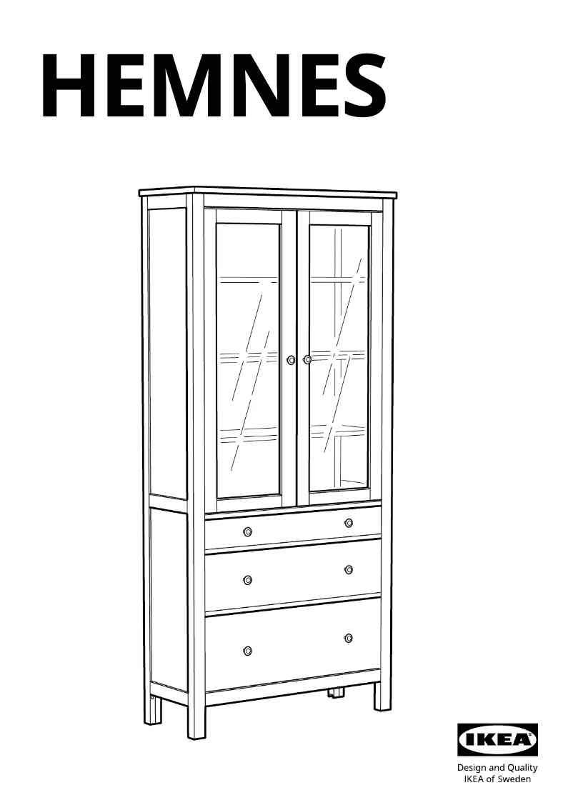 Image de la première page du manuel de l'appareil HEMNES 704.135.06