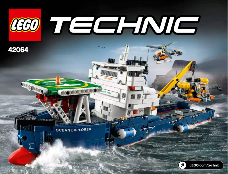 Page 1 de la notice Manuel utilisateur Lego Technic Ocean Explorer