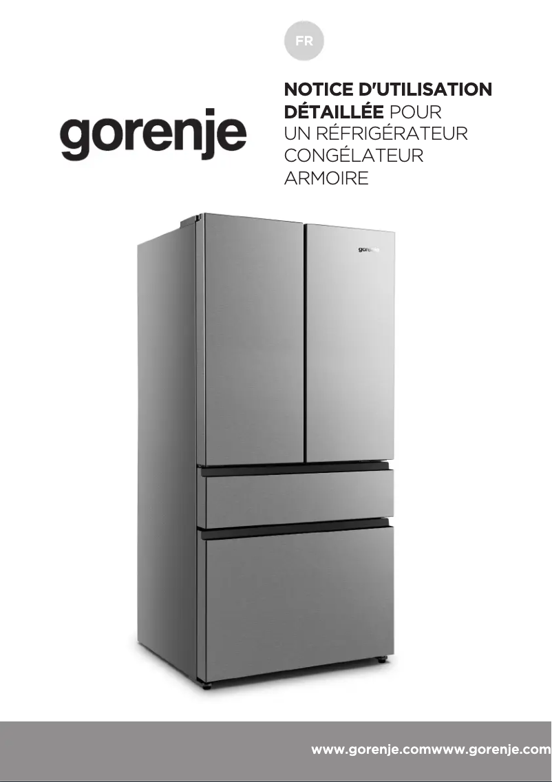 Página 1 del manual Manual de usuario Gorenje NRM8181UX