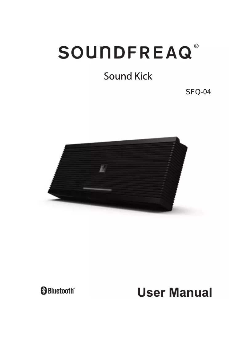 Página 1 del manual Manual de usuario Soundfreaq Sound Kick SFQ-04