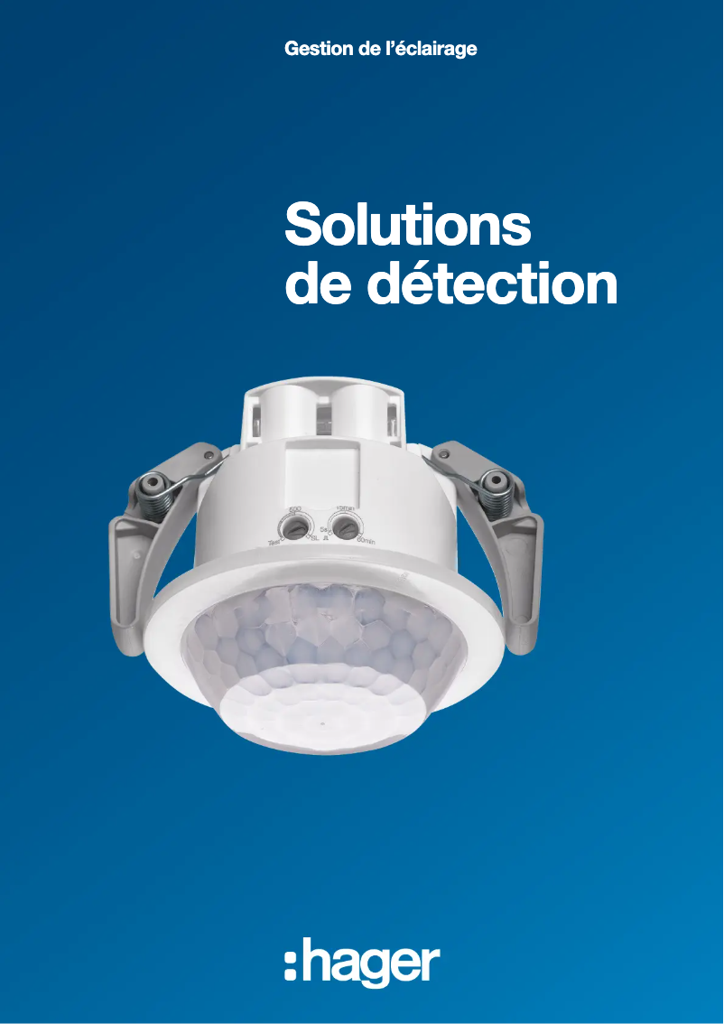 Page 1 de la notice Brochure Hager EER503