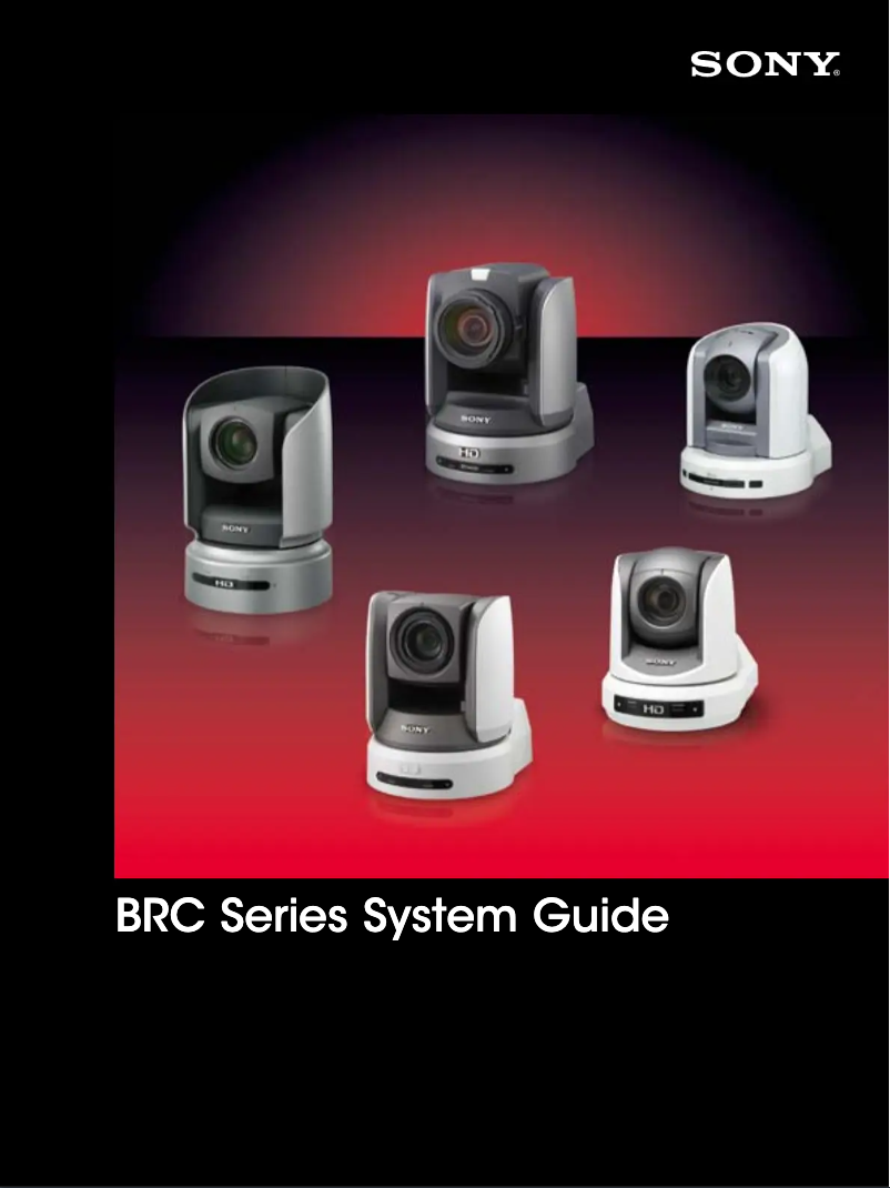 Page 1 de la notice Manuel utilisateur Sony BRCH700P