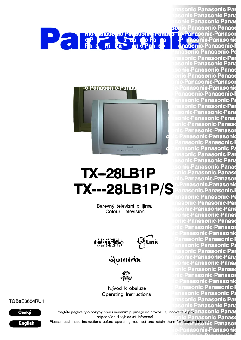 Page 1 de la notice Manuel utilisateur Panasonic TX-28LB1P