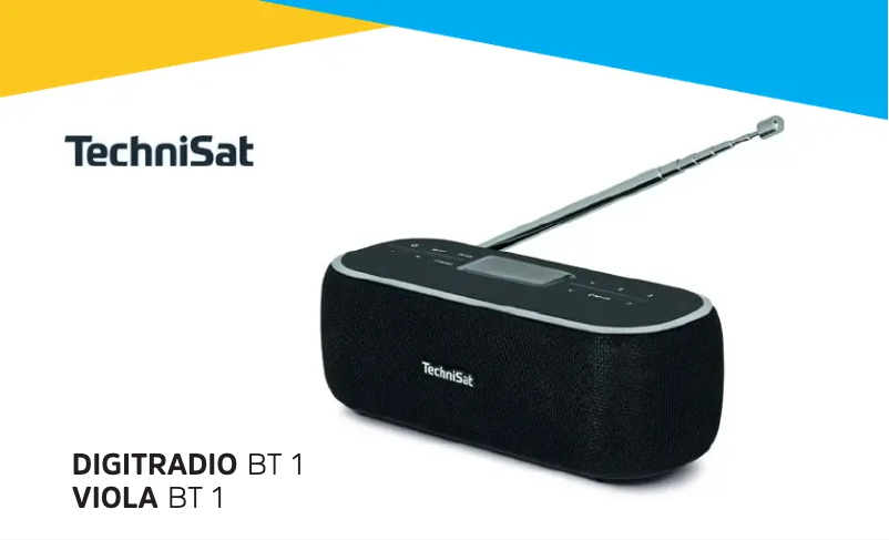 Page 1 de la notice Manuel utilisateur TechniSat DigitRadio BT 1