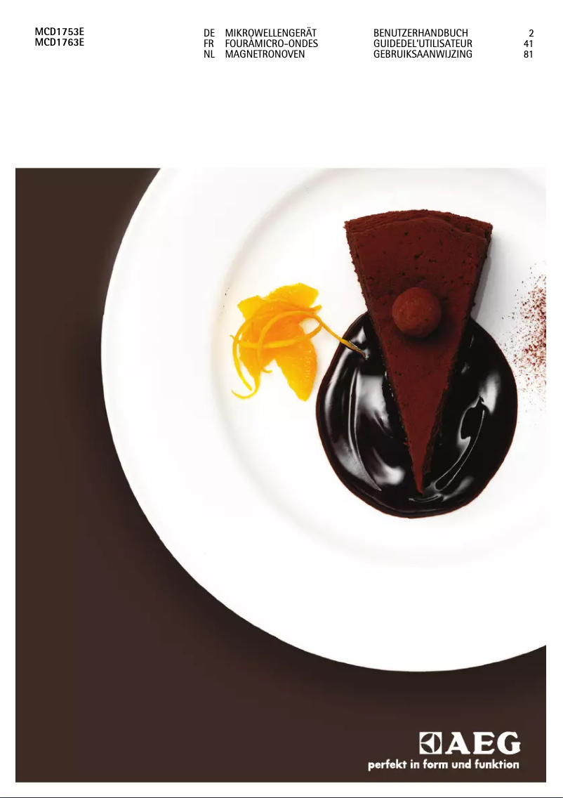 Página 1 del manual Manual de usuario AEG MCD1753E-M