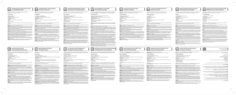 Page 1 de la notice Manuel utilisateur Enza Isabella