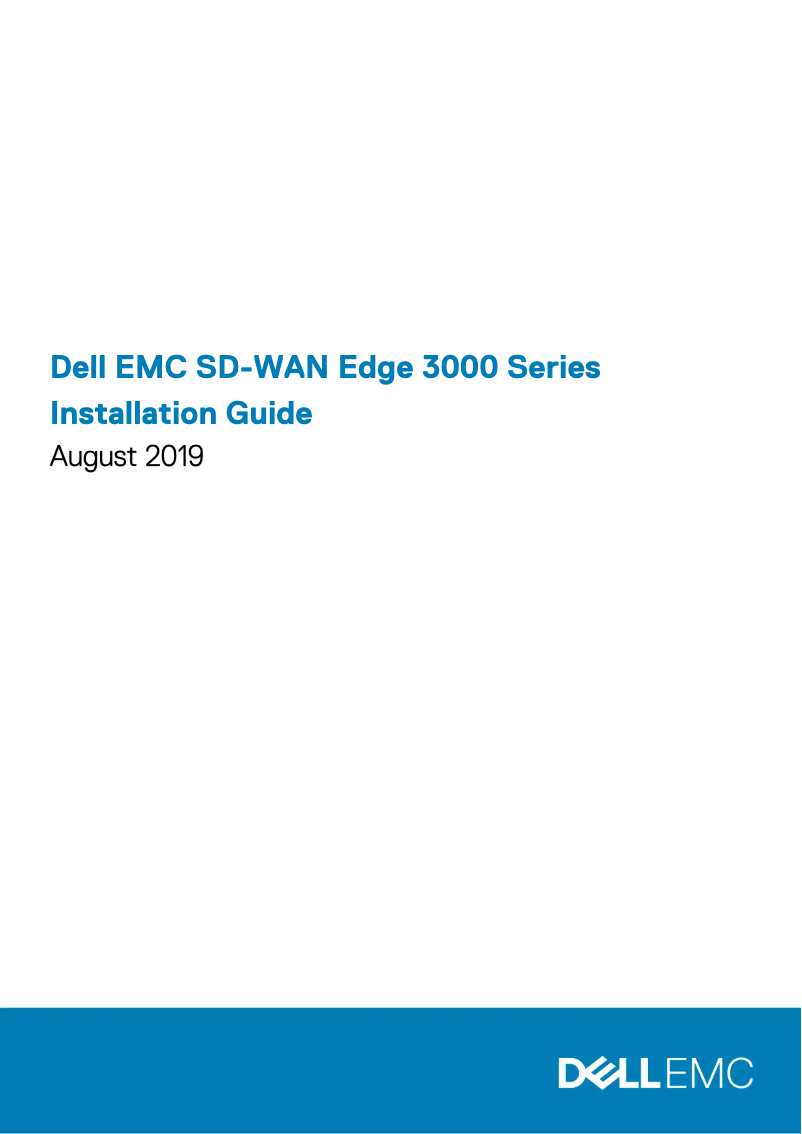 Page 1 of the manual User Manual Dell Edge 3400