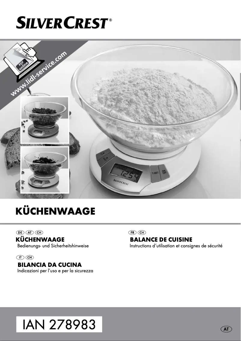 Page 1 de la notice Manuel utilisateur SilverCrest HG01696B