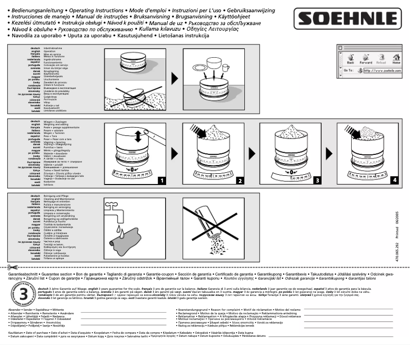 Page 1 de la notice Manuel utilisateur Soehnle Prima 65432 1309