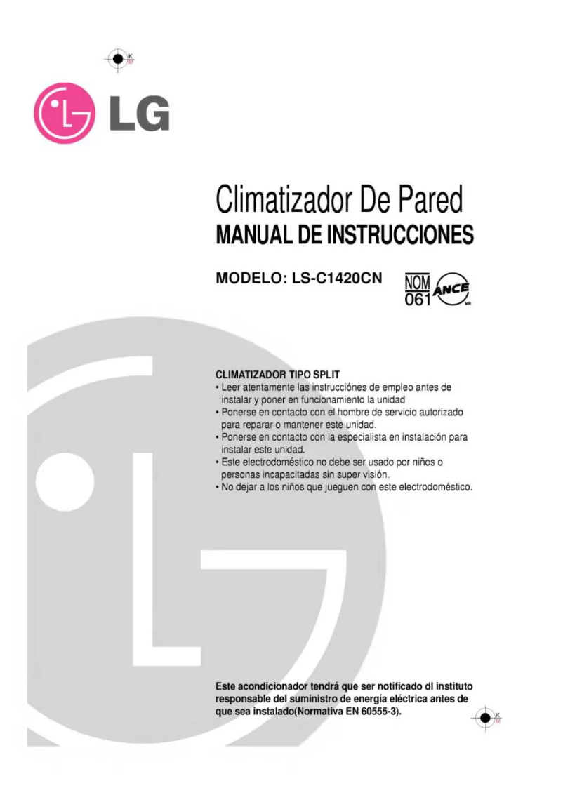 Image de la première page du manuel de l'appareil LS-C1420CN
