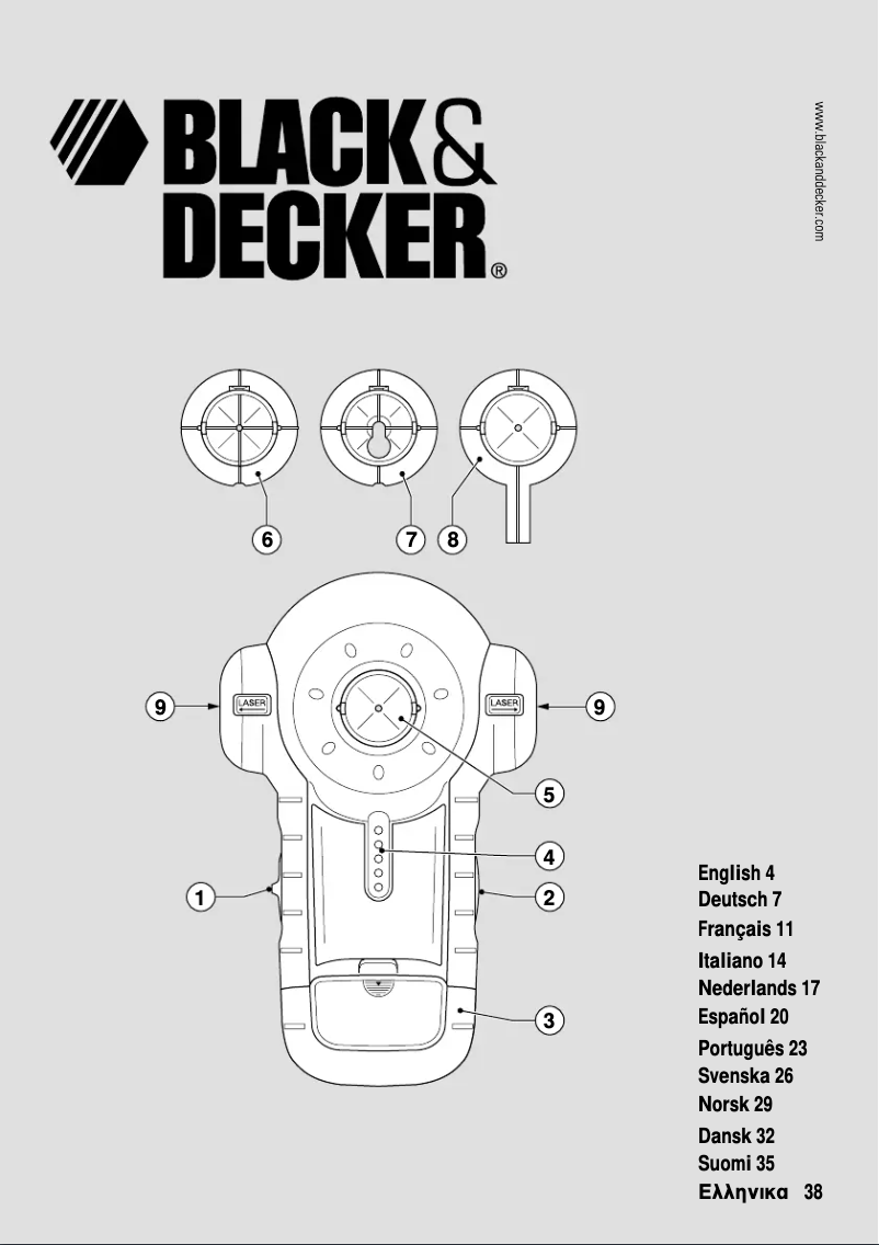 Página 1 del manual Manual de usuario Black & Decker LZR1
