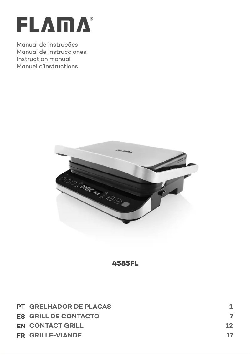 Página 1 del manual Manual de usuario Flama 4585FL