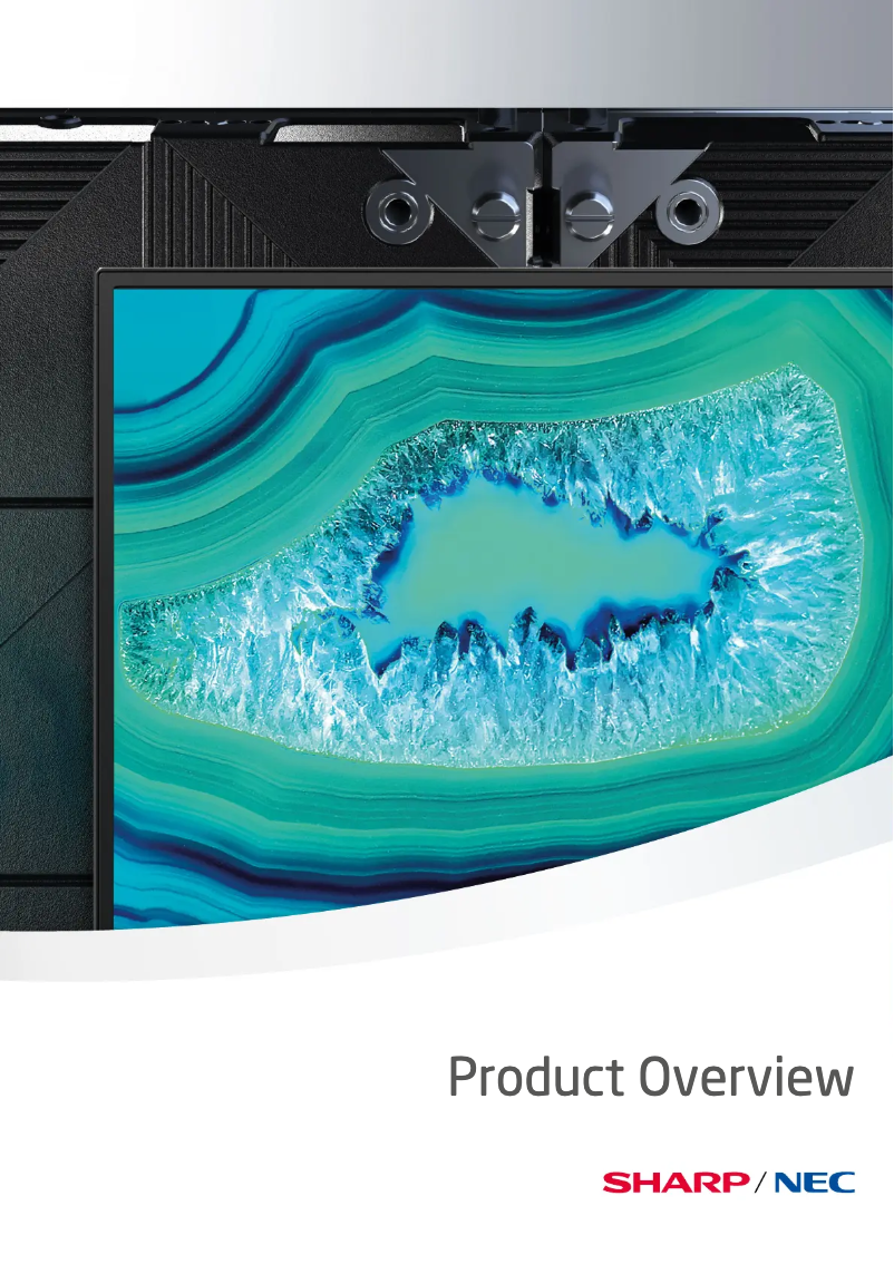 Page 1 de la notice Brochure NEC NC3541L