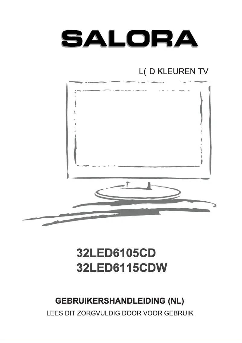Página 1 del manual Manual de usuario Salora 32LED6105CD