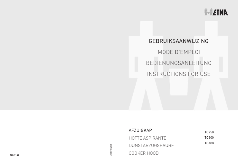 Page 1 de la notice Manuel utilisateur Etna TO300