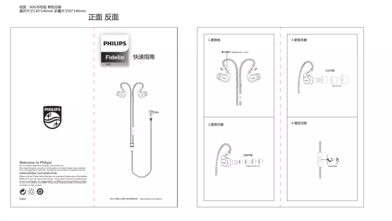 Página 1 del manual Manual de usuario Philips Fidelio S302
