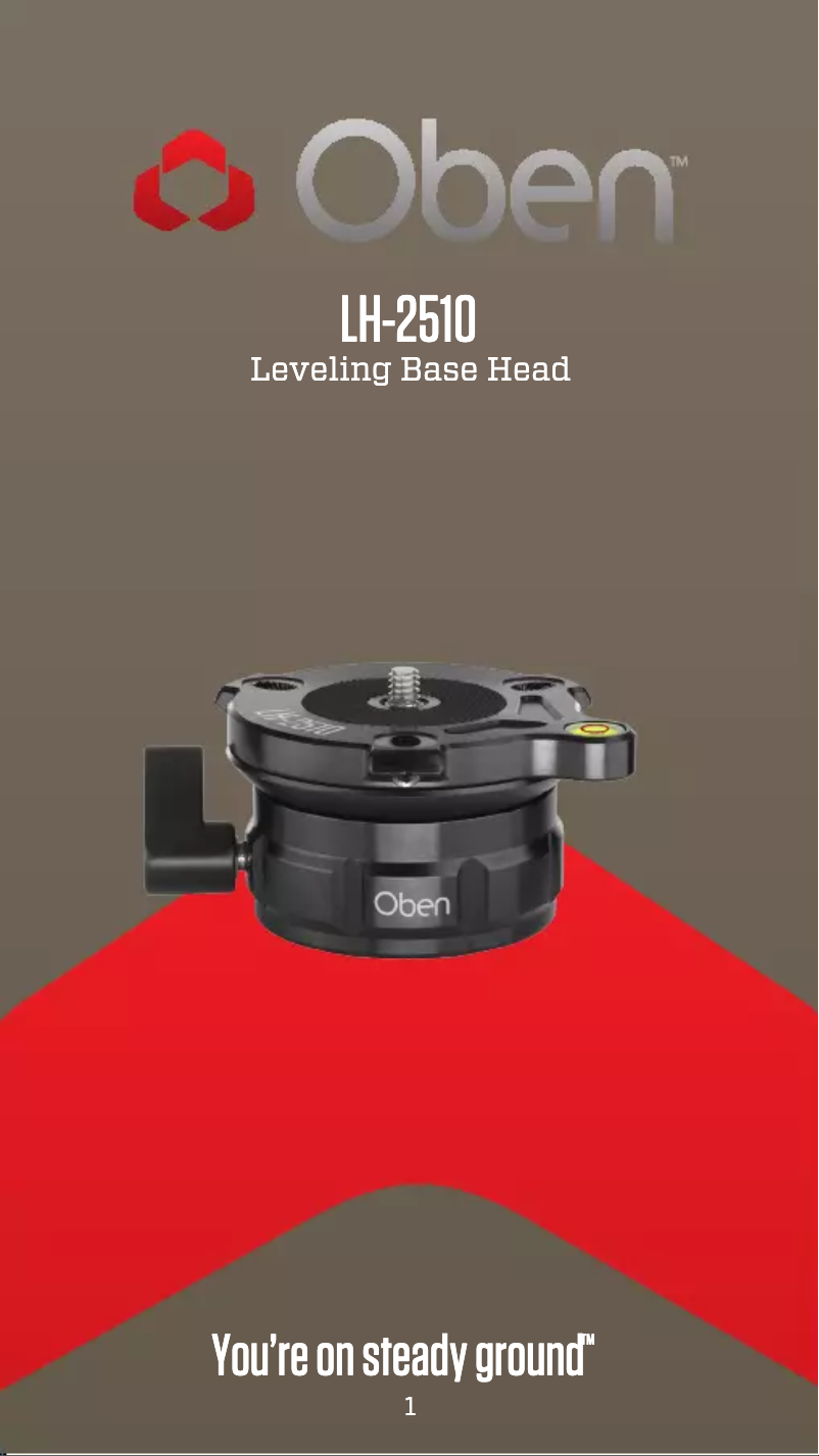 Page 1 of the manual User Manual Oben LH-2510