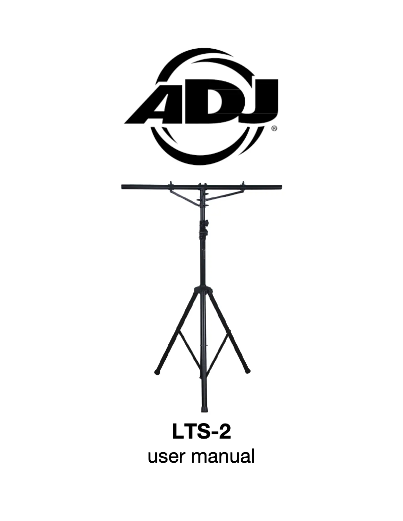 Page 1 de la notice Manuel utilisateur Adj LTS-2