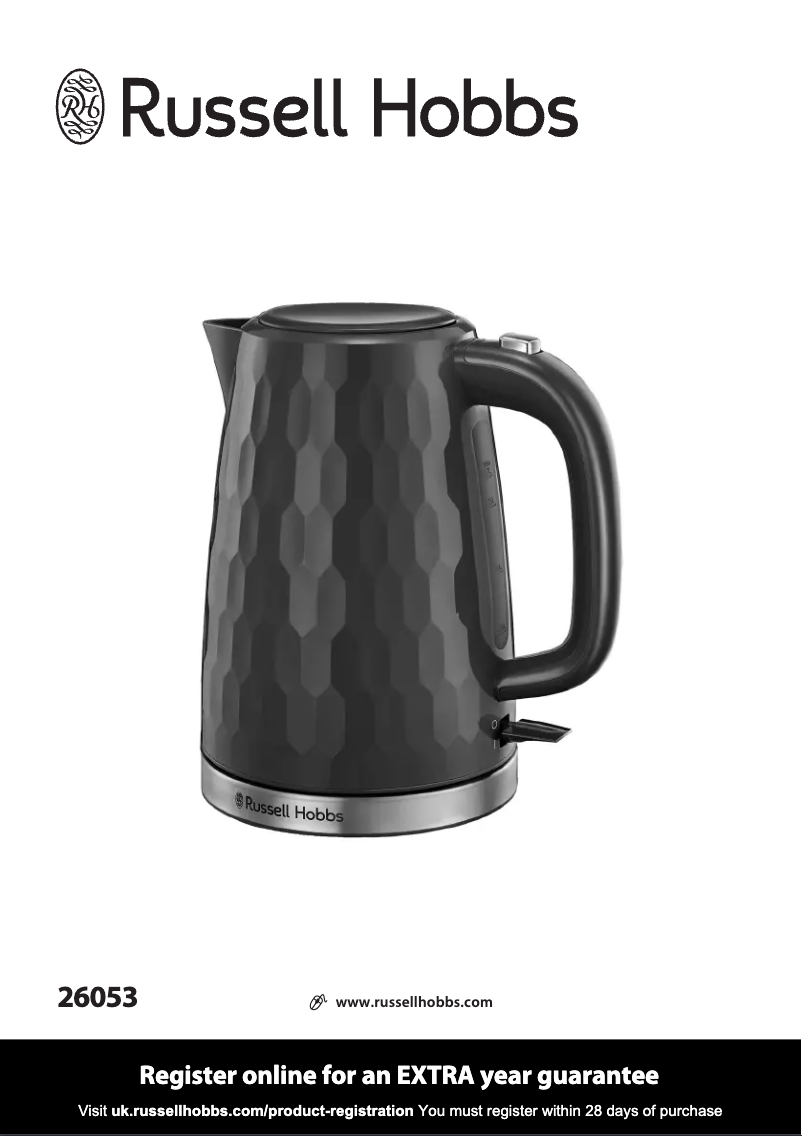 Página 1 del manual Manual de usuario Russell Hobbs Honeycomb 26053