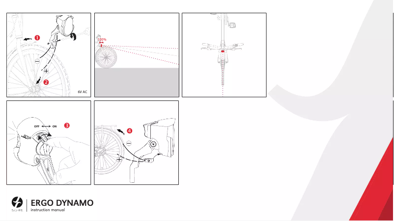 Page 1 de la notice Manuel utilisateur Spanninga Ergo