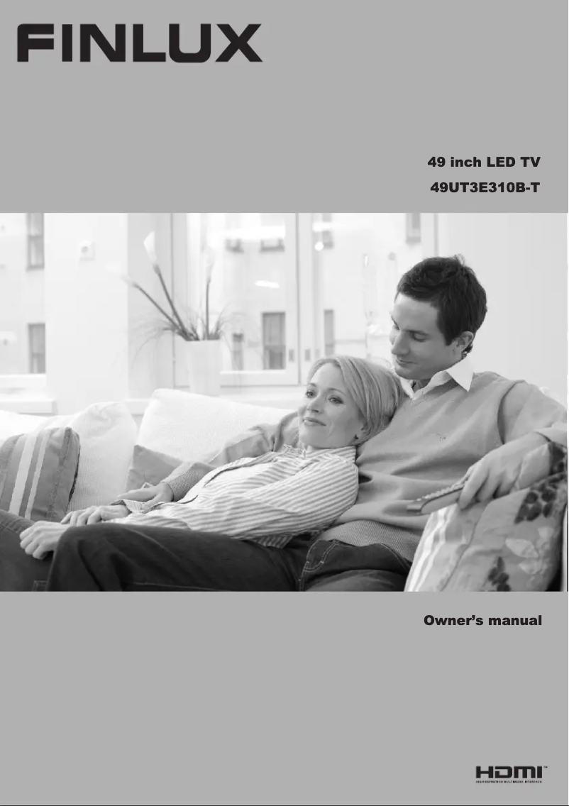 Page 1 de la notice Manuel utilisateur Finlux 49UT3E310B-T