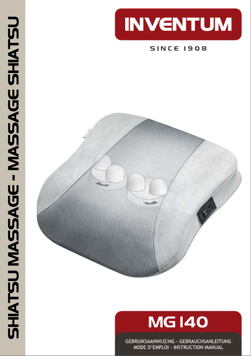 Page 1 de la notice Manuel utilisateur Beurer MG140