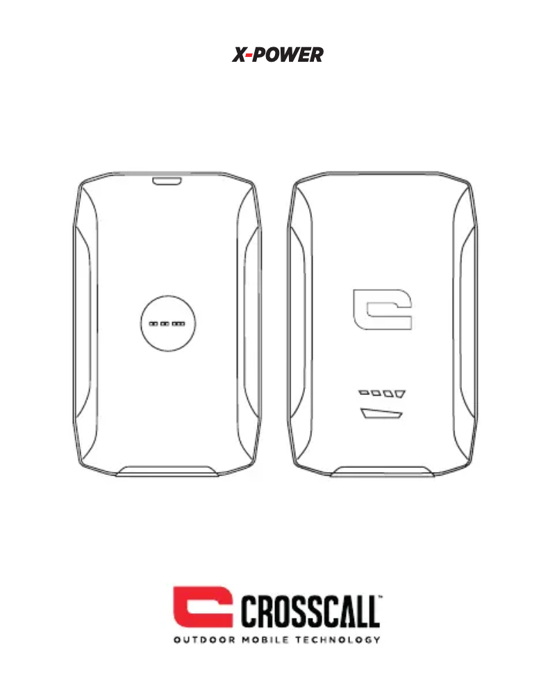 Page 1 de la notice Manuel utilisateur Crosscall X-POWER
