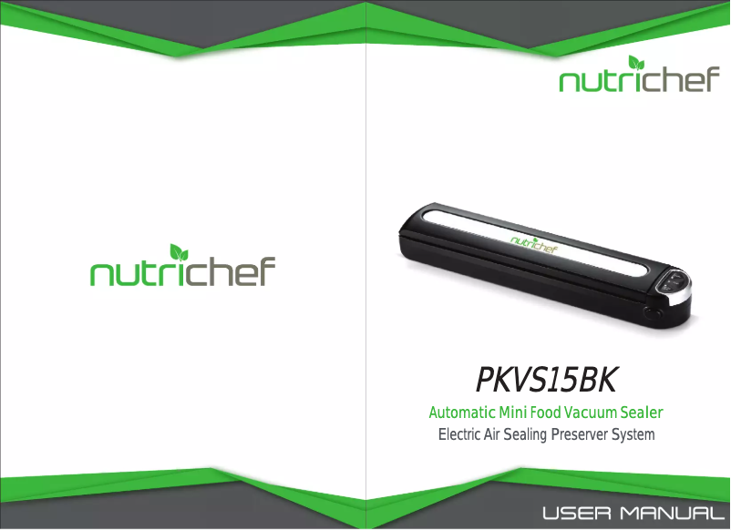 Página 1 del manual Manual de usuario Nutrichef PKVS15BK