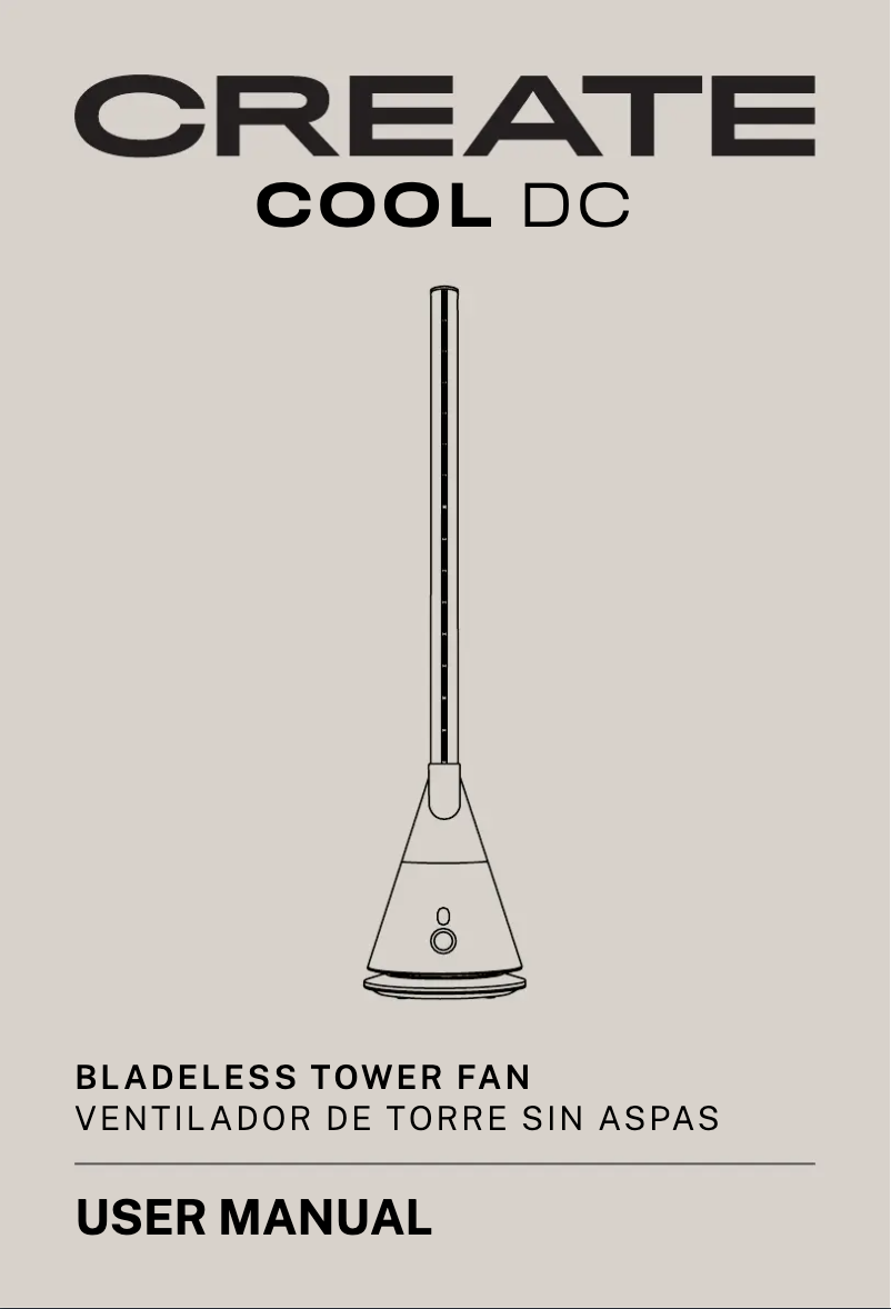 Page 1 de la notice Manuel utilisateur Create COOL DC