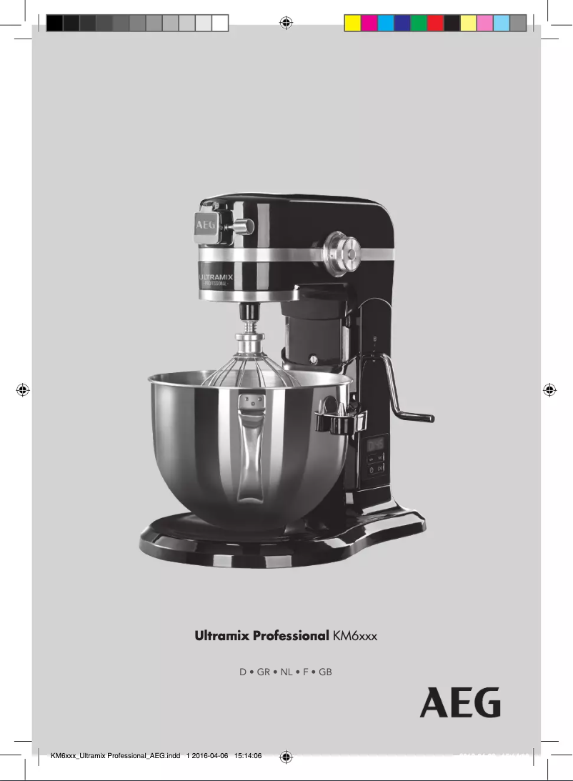 Page 1 de la notice Manuel utilisateur AEG KM6100