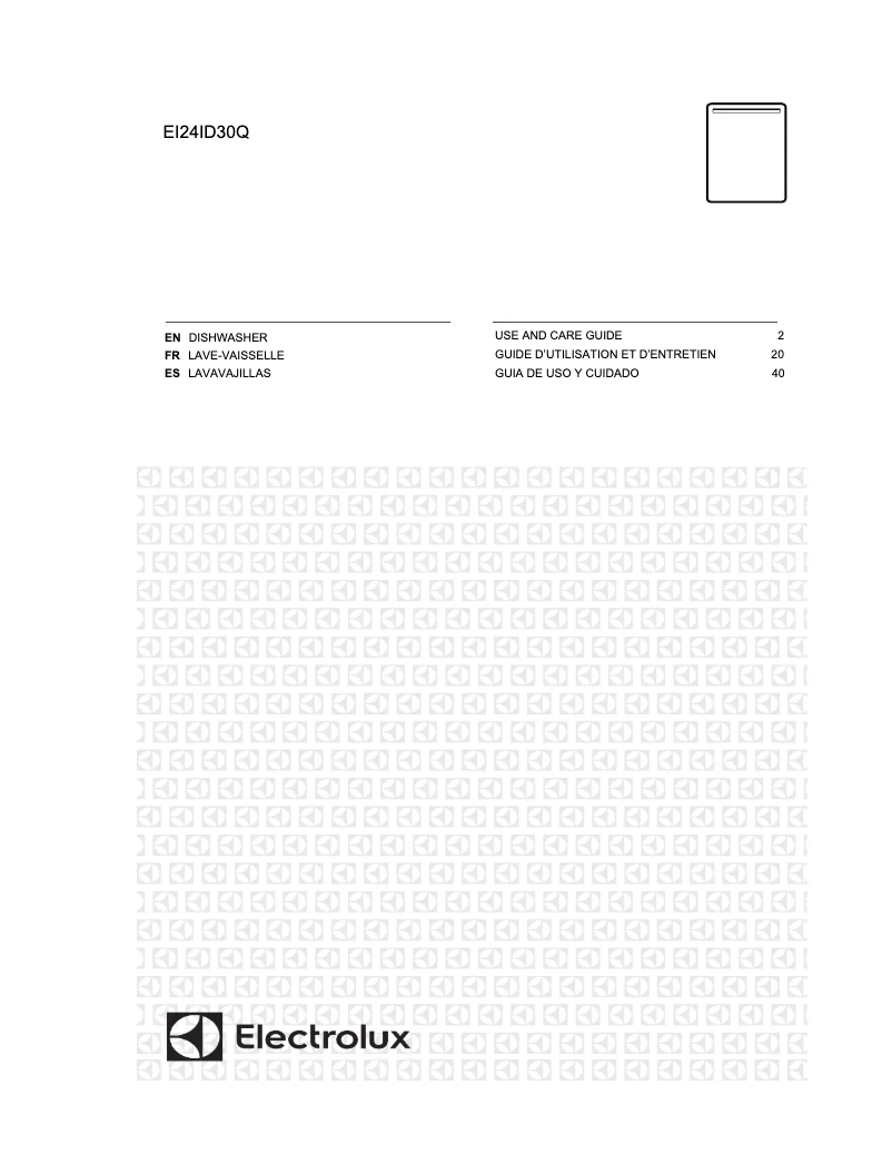 Página 1 del manual Manual de usuario Electrolux EI24ID30QB