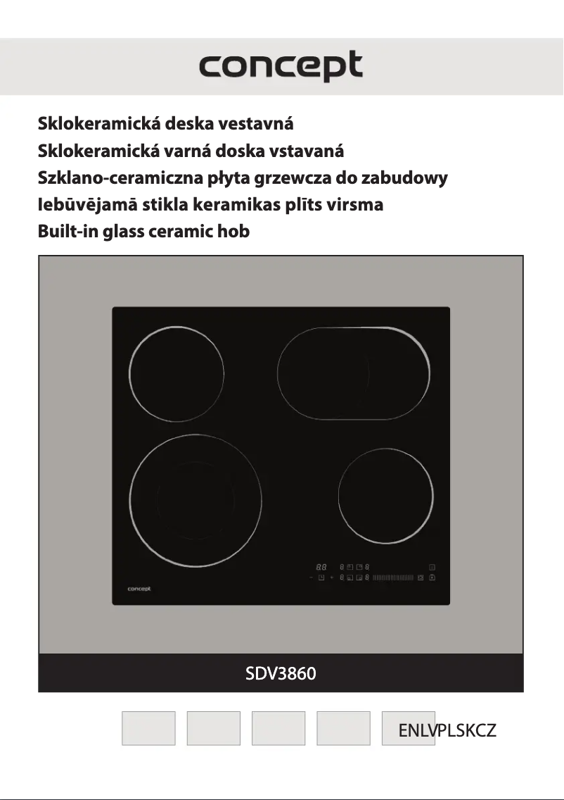 Page 1 de la notice Manuel utilisateur Concept SDV3860