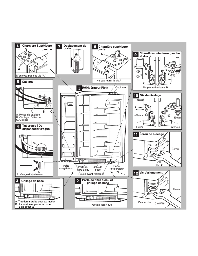 Page 1 of the manual Installation Guide Whirlpool WRS331SDHB