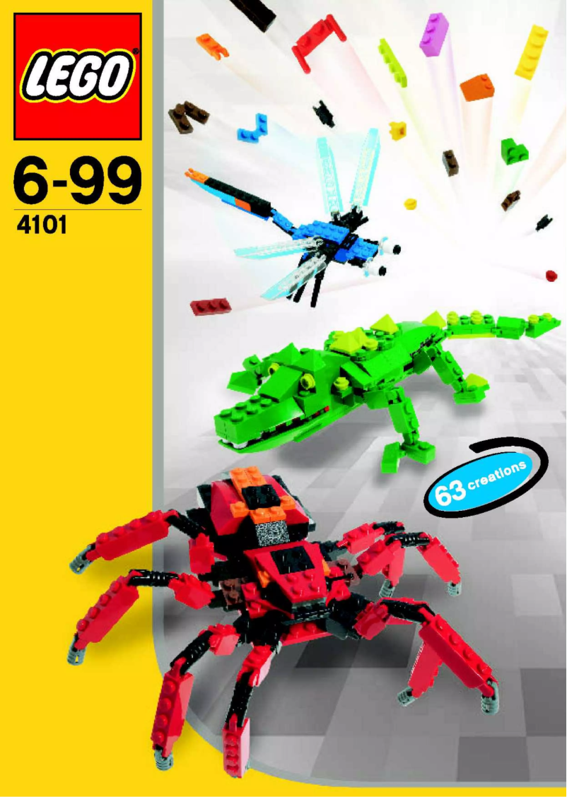 Page 1 de la notice Manuel utilisateur Lego Creator 4101