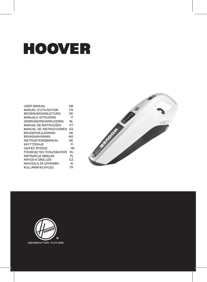 Page 1 de la notice Manuel utilisateur Hoover SM120WD4 011