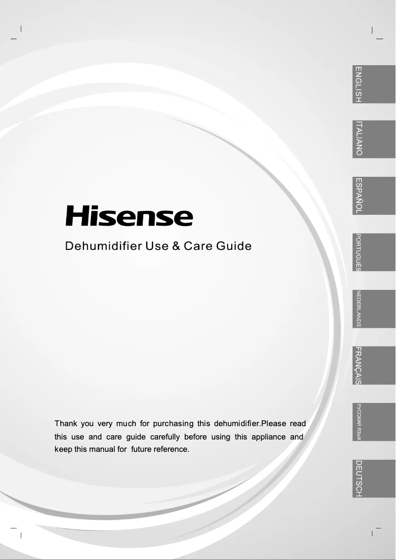 Page 1 of the manual User Manual Hisense D12HW