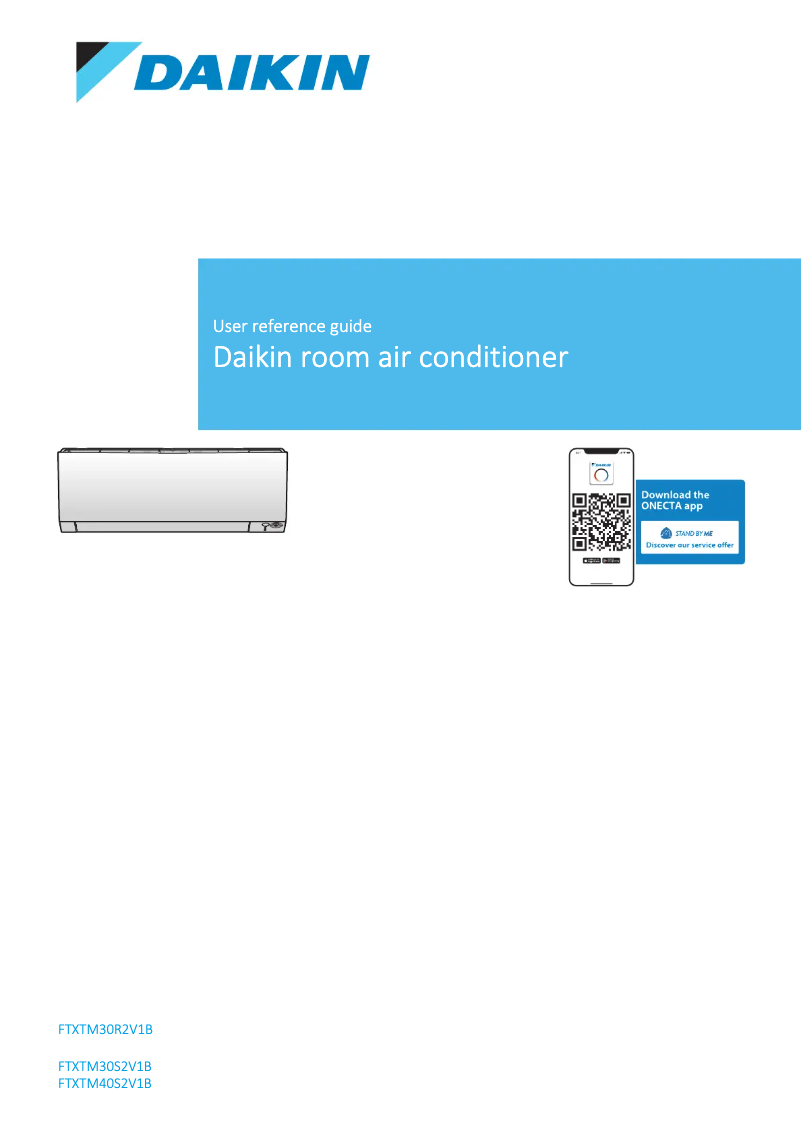 Página 1 del manual Manual de usuario Daikin FTXTM40S2V1B