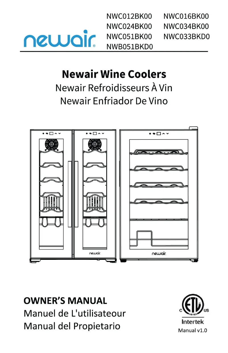 Página 1 del manual Manual de usuario NewAir NWC051BK00