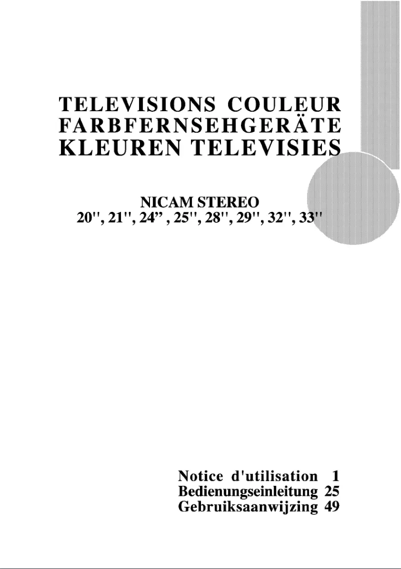 Page 1 de la notice Manuel utilisateur Beko BCT 272 RF