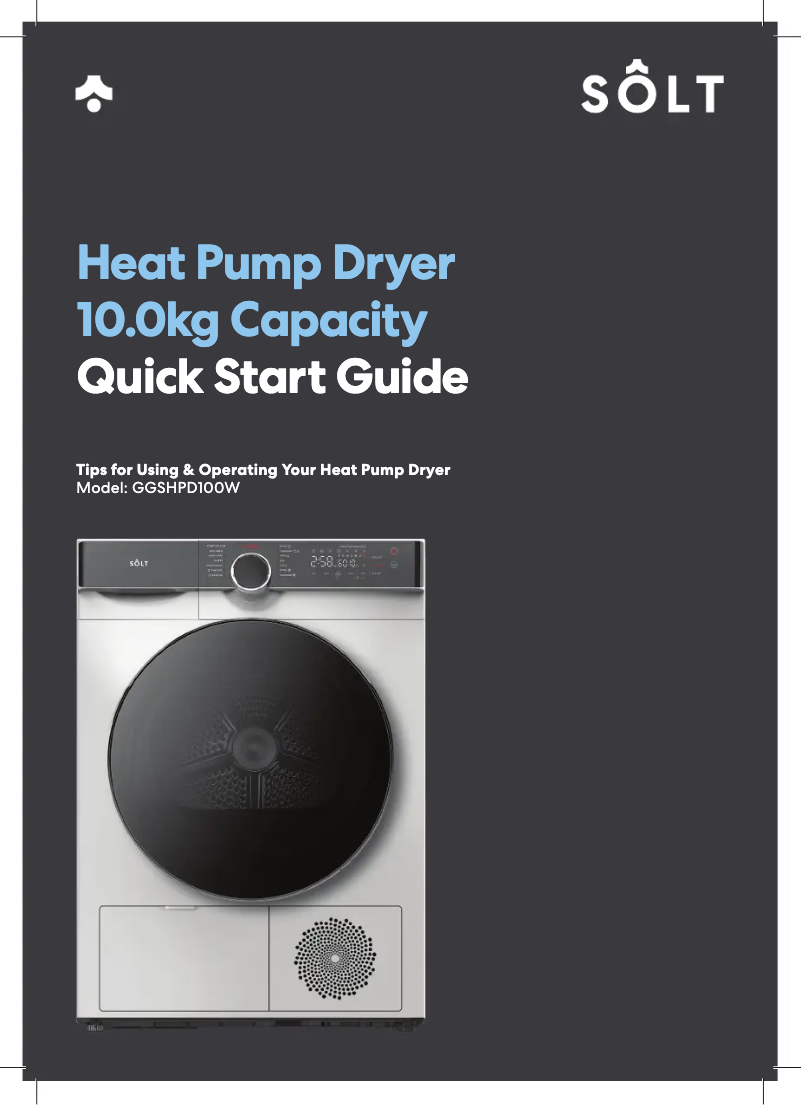 Page 1 de la notice Guide de démarrage rapide Sôlt GGSHPD100W